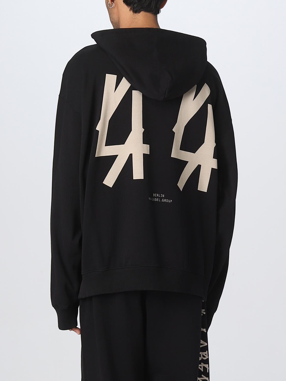 44 LABEL GROUP SWEATSHIRT: Sweatshirt men 44 Label Group, Black - Img 2
