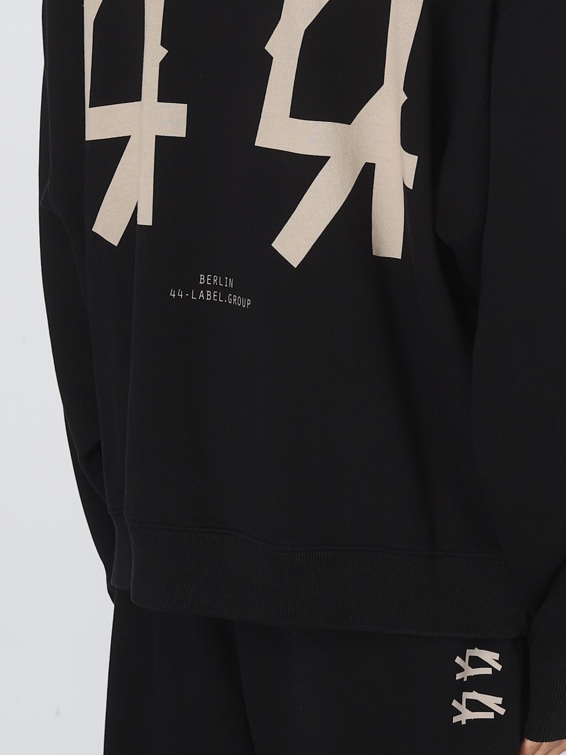 44 LABEL GROUP SWEATSHIRT: Sweatshirt men 44 Label Group, Black - Img 3