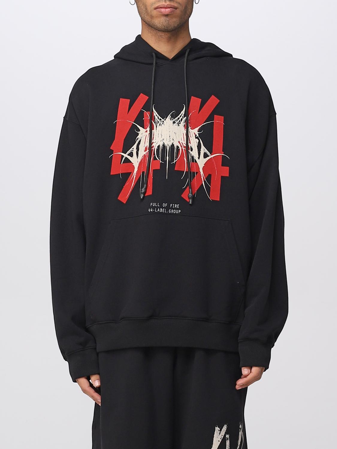 44 LABEL GROUP SUDADERA: Sudadera hombre 44 Label Group, Negro 1 - Img 1