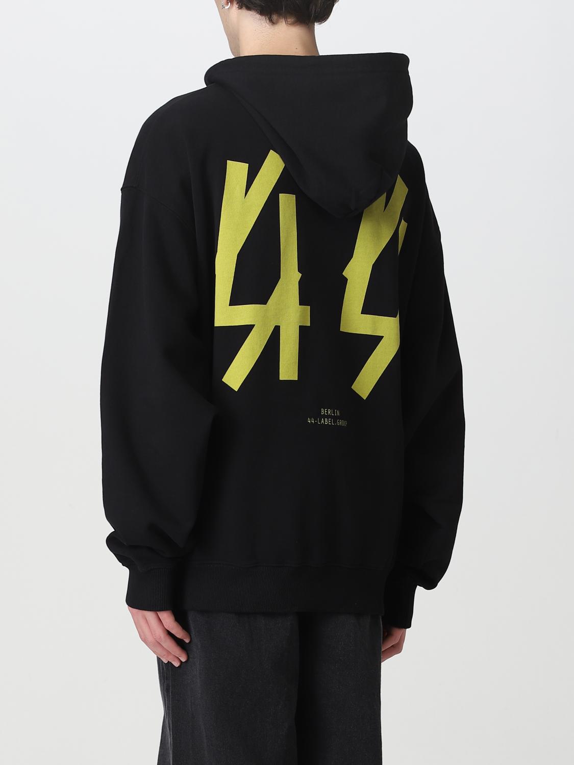 44 LABEL GROUP SUDADERA: Sudadera hombre 44 Label Group, Negro 2 - Img 3