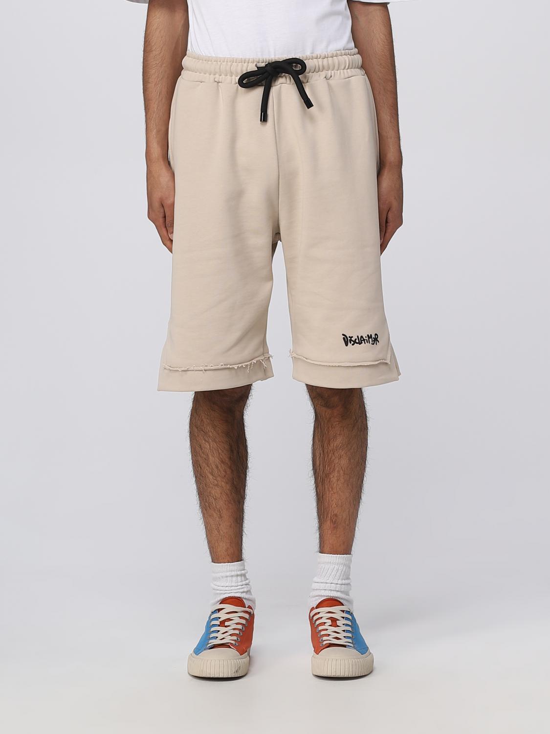 DISCLAIMER SHORTS: Short men Disclaimer, Beige - Img 1
