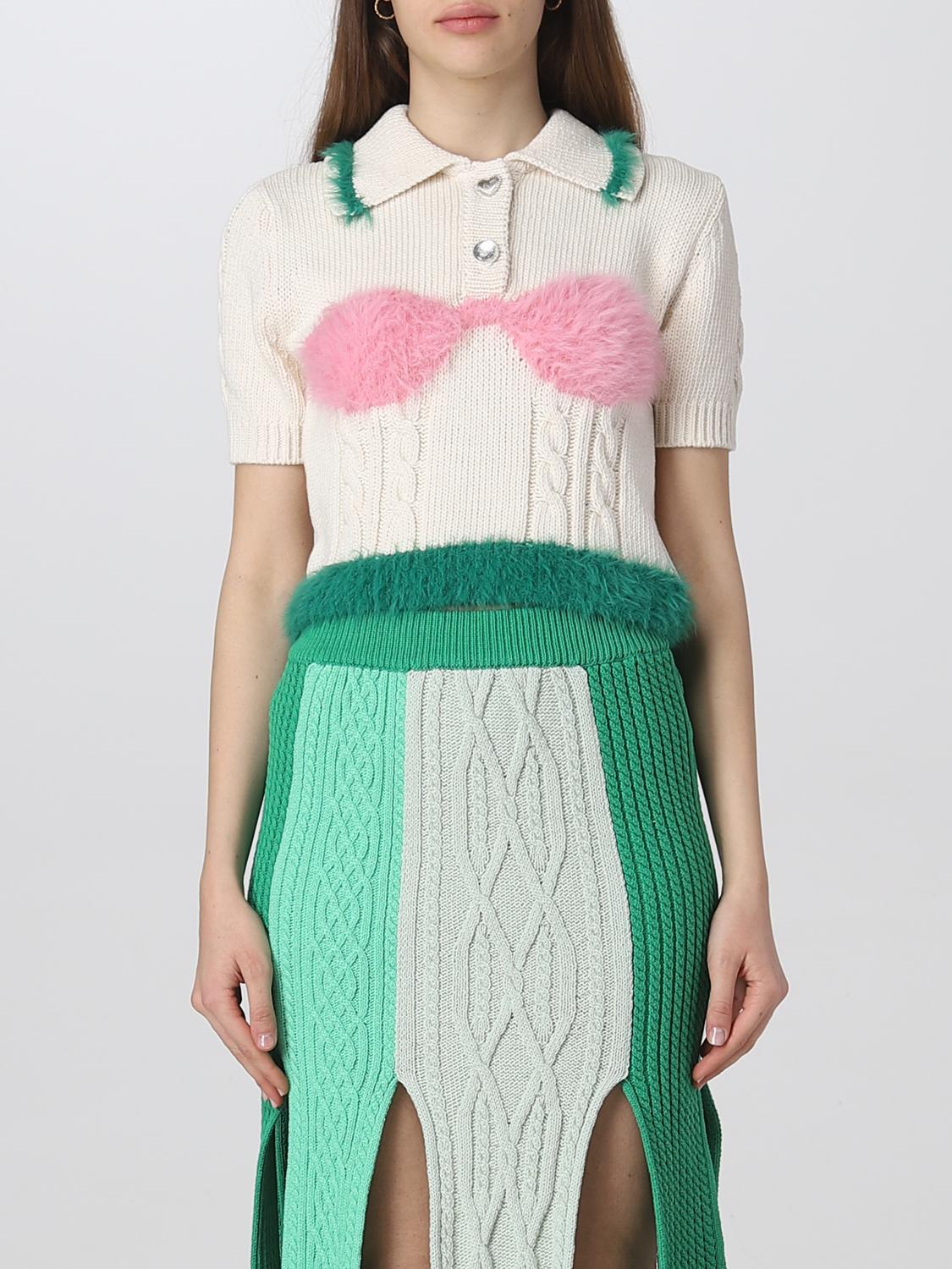 ANDERSSON BELL POLO SHIRT: Top woman Andersson Bell, Ivory - Img 1