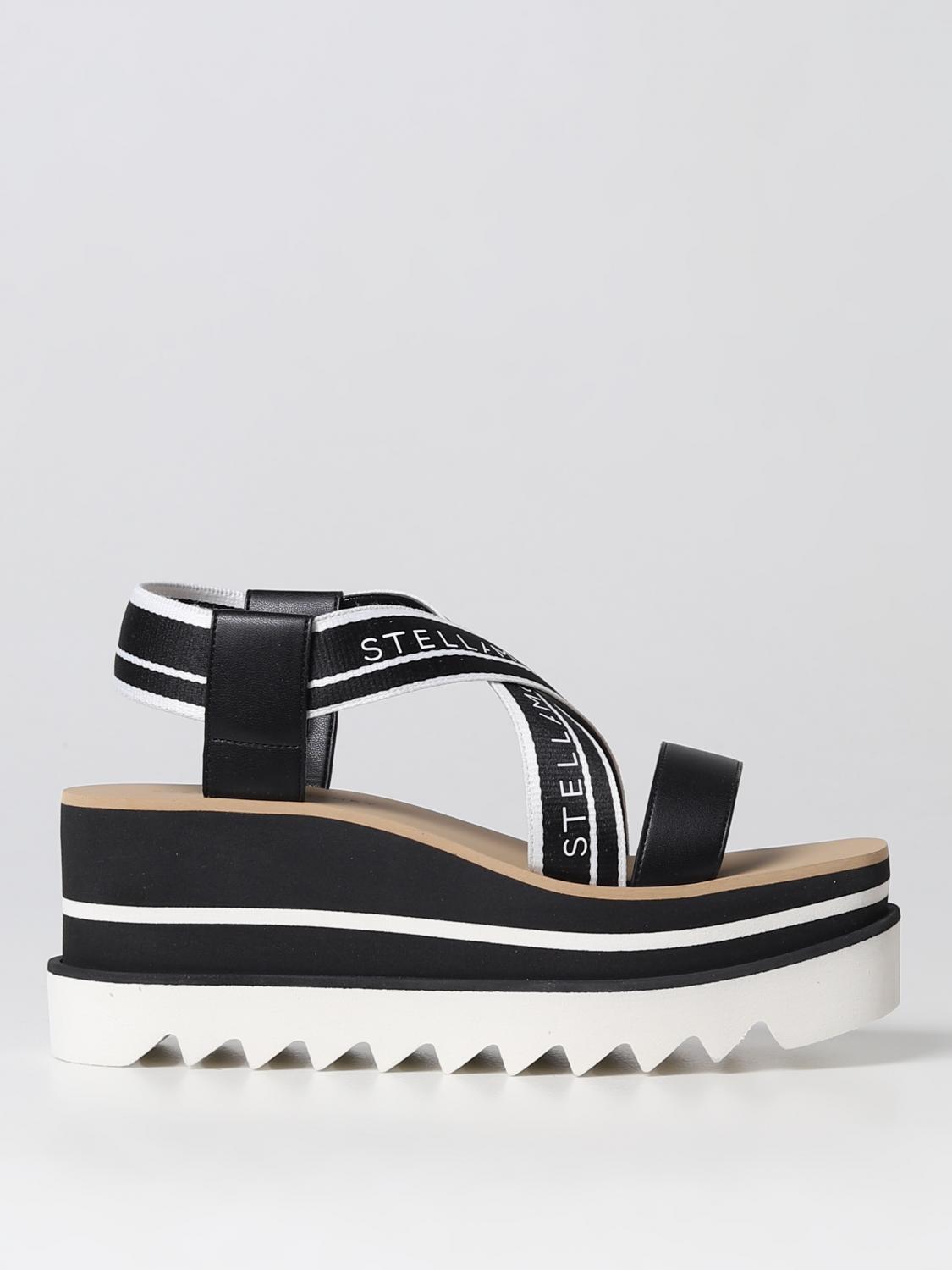 STELLA MCCARTNEY：フラットシューズ レディース - ブラック | GIGLIO