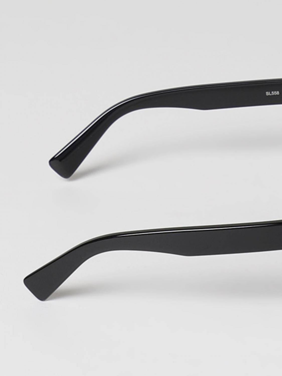SAINT LAURENT SUNGLASSES: Saint Laurent SL 558 acetate sunglasses, Black - Img 3