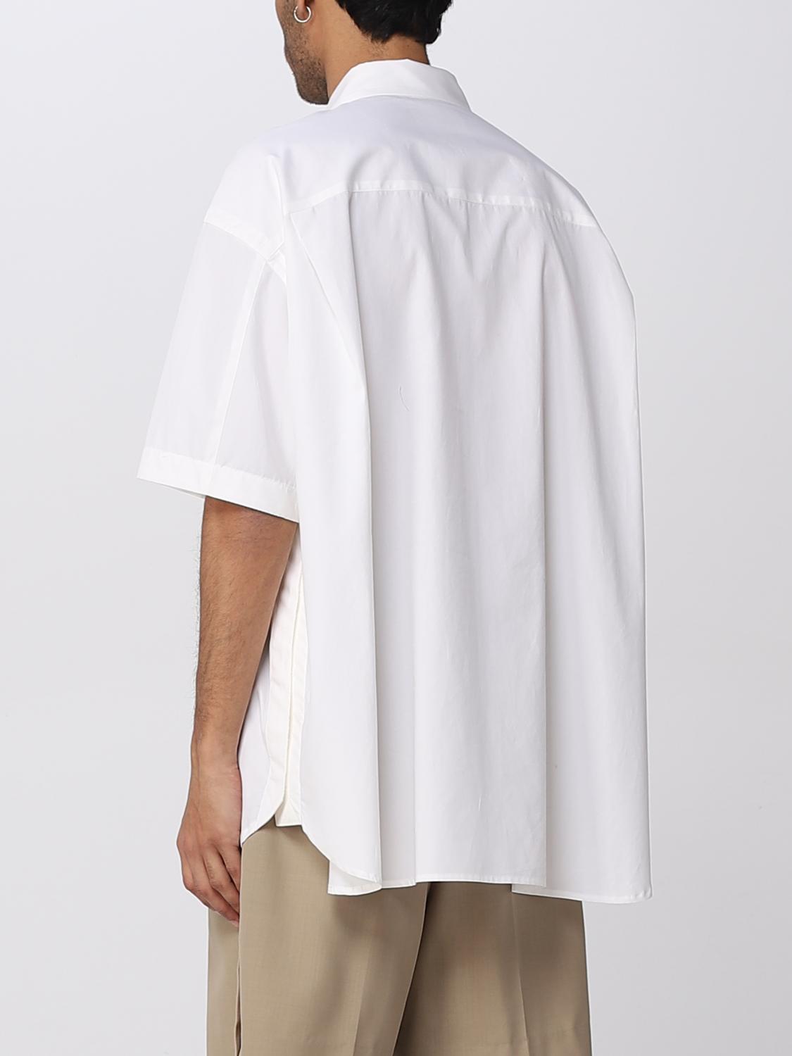 SACAI：シャツ メンズ - ホワイト | GIGLIO.COMオンラインの