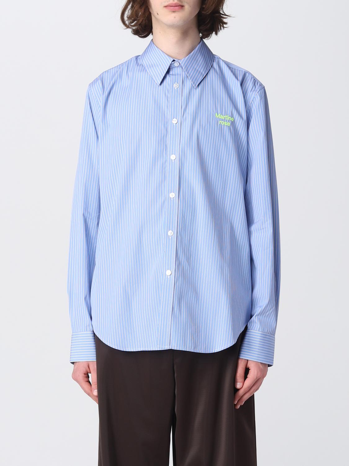 MARTINE ROSE CAMICIA: Camicia uomo Martine Rose, Rigato - Img 1