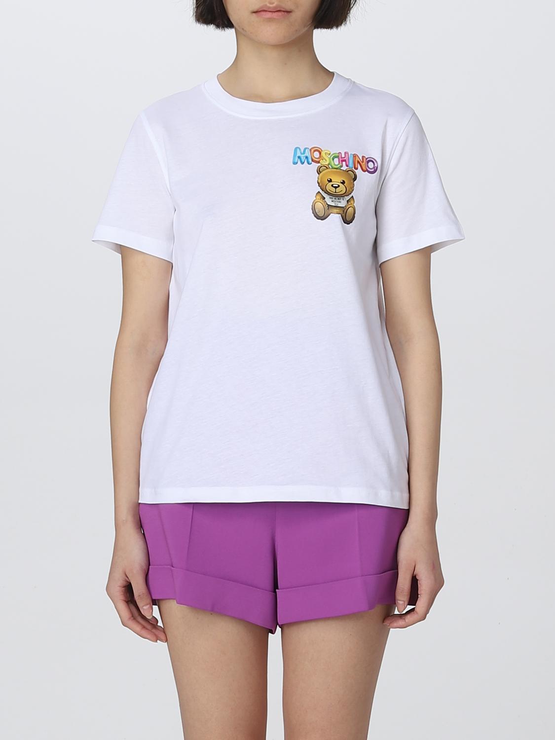 Tシャツ・カットソー MOSCHINO COUTURE Woman T-Shirt White 07140441 1001 MOSCHINO COUTURE: T-shirt woman - White | Moschino Couture t