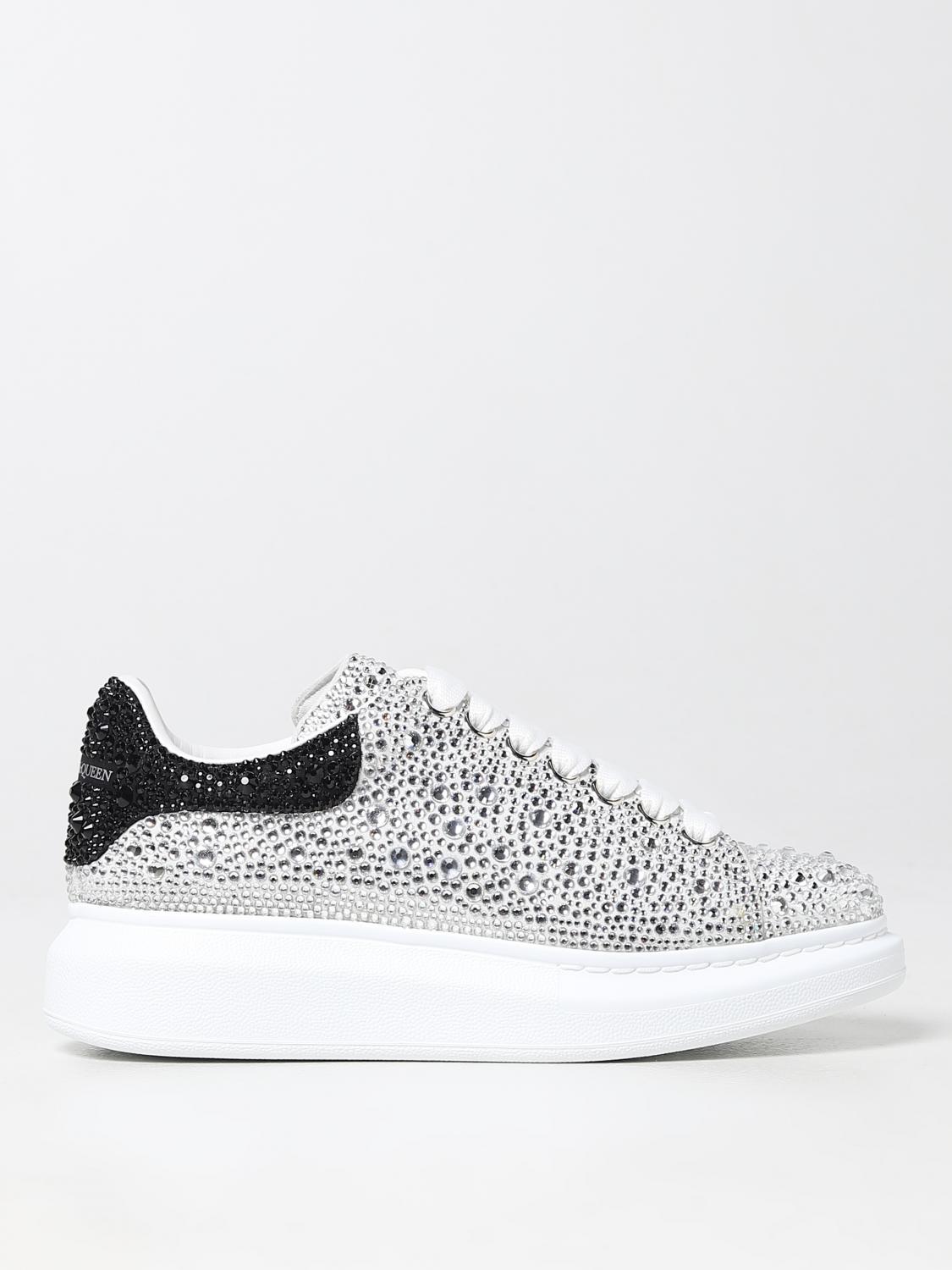 ALEXANDER MCQUEEN Sneakers Larry con strass Bianco Sneakers Alexander McQueen 611697WHZ39 online su GIGLIO.COM