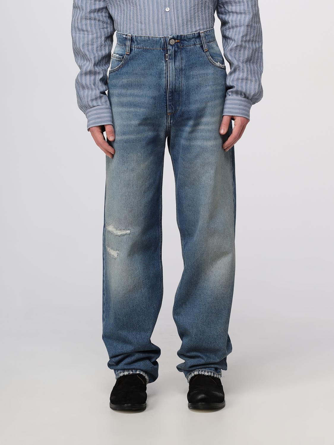 MM6 MAISON MARGIELA：ジーンズ メンズ - ブルー | GIGLIO.COM