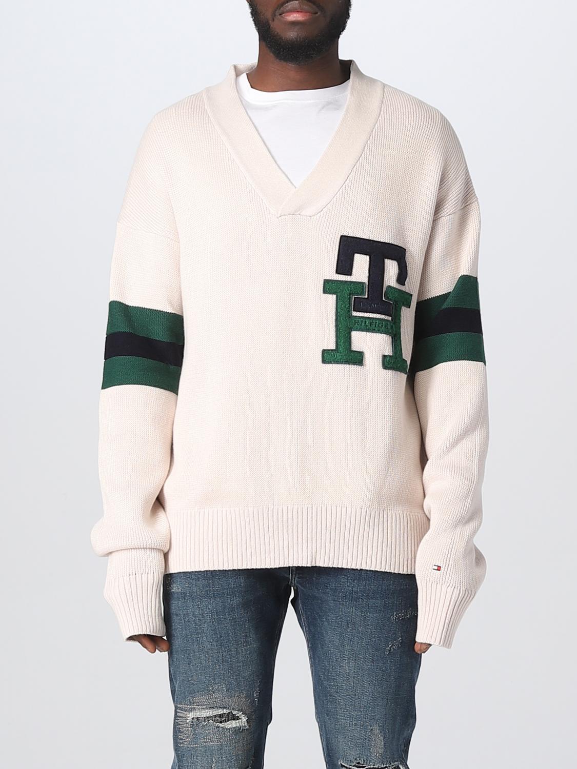 TOMMY HILFIGER: Sweatshirt herren Weiß Tommy Hilfiger Pullover