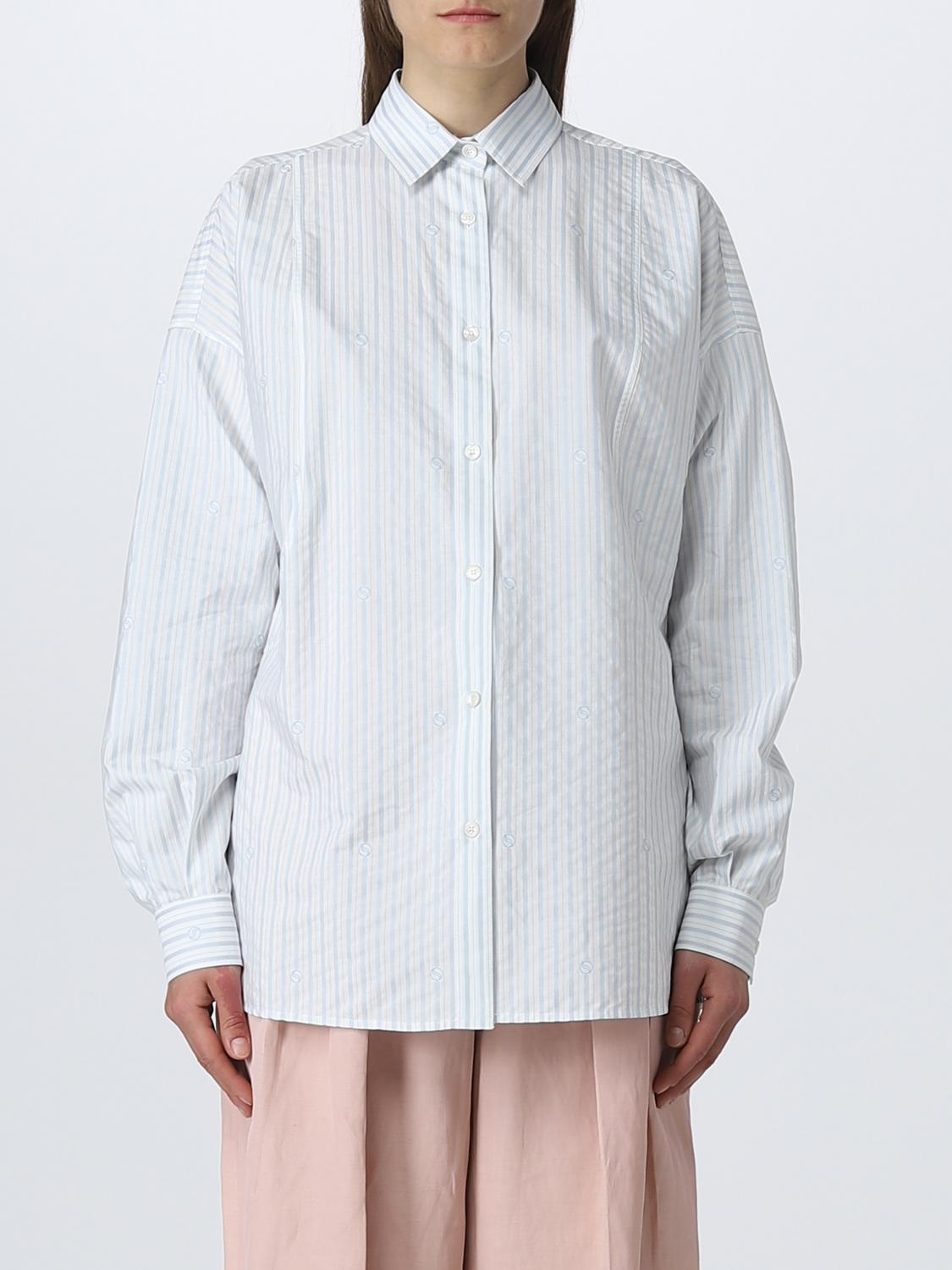 STELLA MCCARTNEY SHIRT: Stella McCartney shirt in cotton, Blue - Img 1