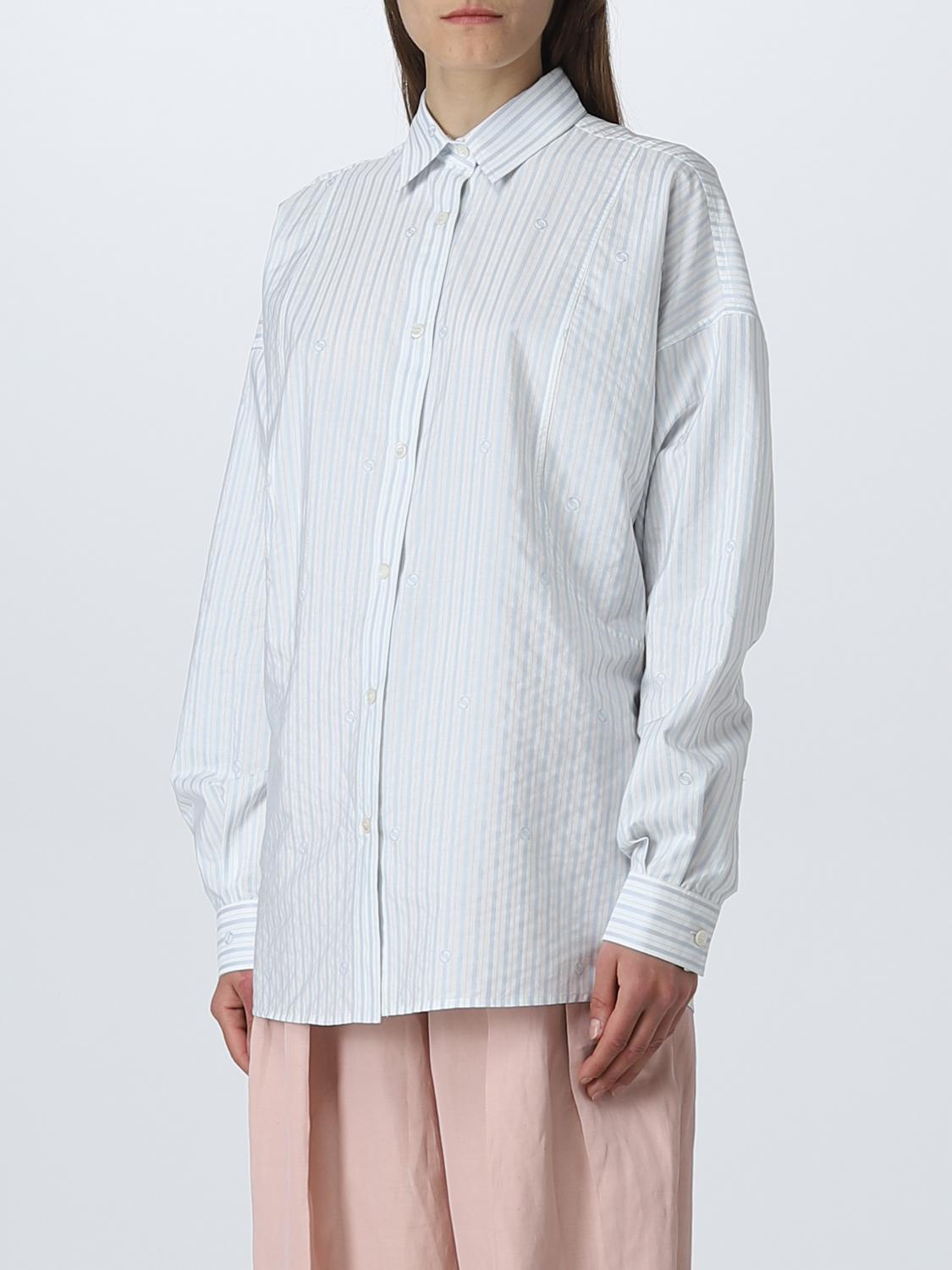 STELLA MCCARTNEY SHIRT: Stella McCartney shirt in cotton, Blue - Img 4