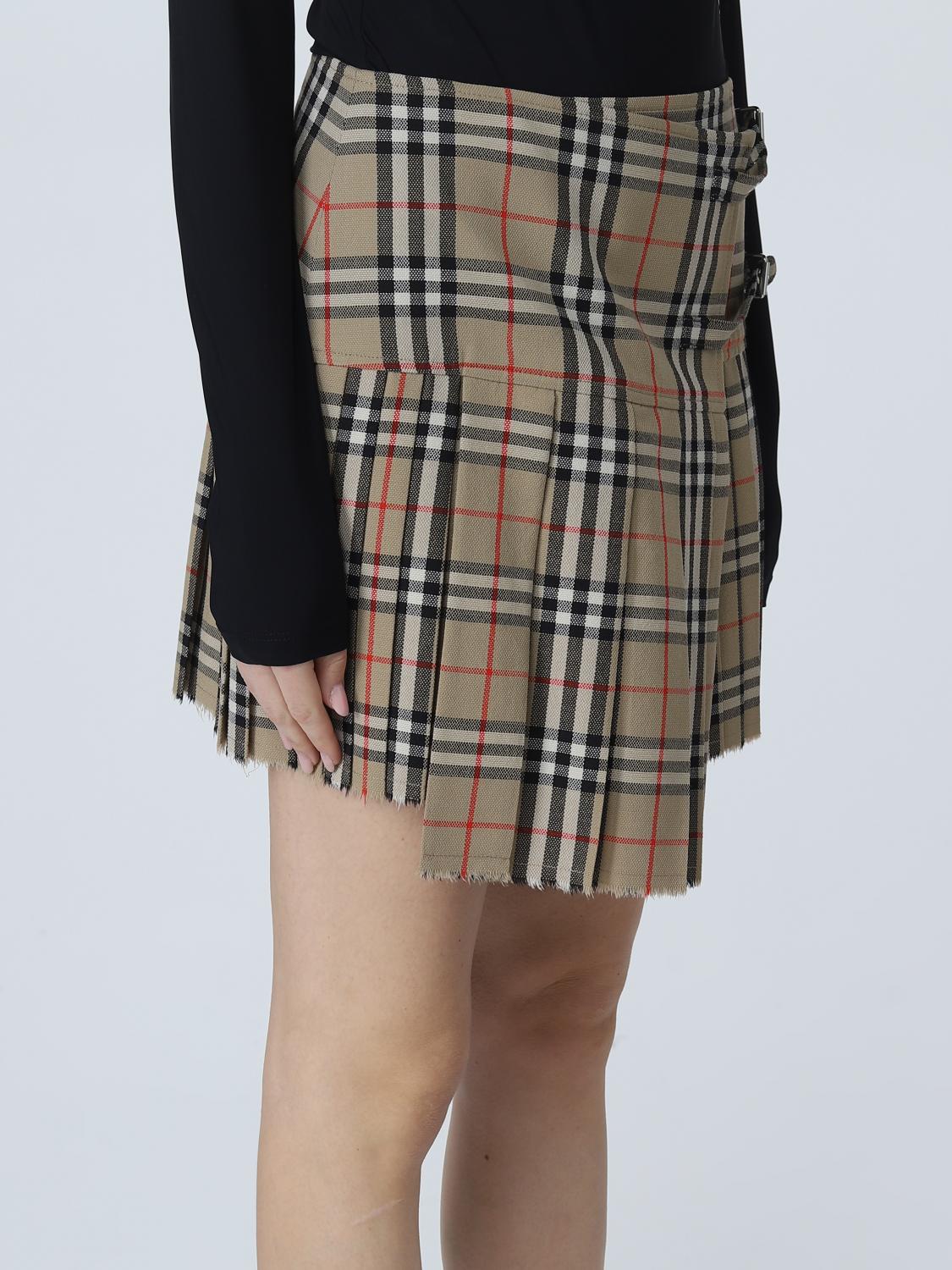 BURBERRY SKIRT: Skirt woman Burberry, Beige - Img 5