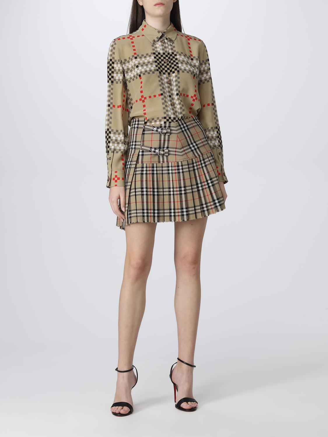 BURBERRY FALDA: Falda mujer Burberry, Marrón - Img 2