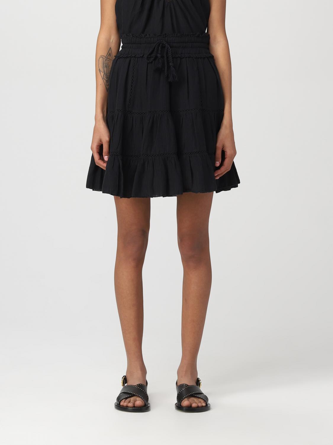 ISABEL MARANT ETOILE FALDA: Falda mujer Isabel Marant Etoile, Negro - Img 1