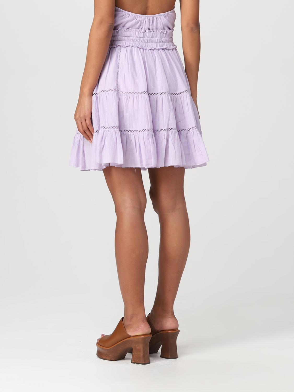 ISABEL MARANT ETOILE FALDA: Falda mujer Isabel Marant Etoile, Lila - Img 3