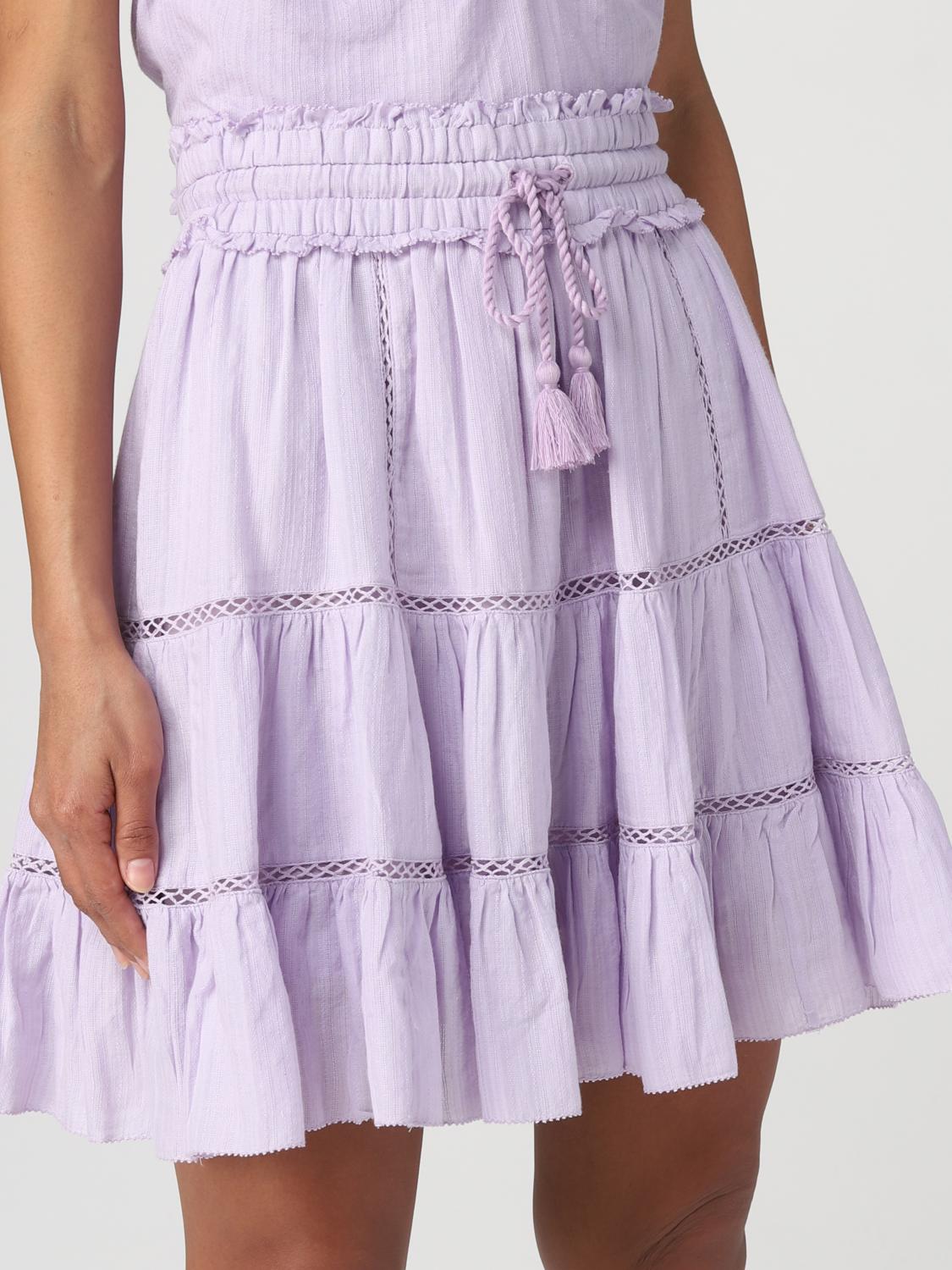 ISABEL MARANT ETOILE FALDA: Falda mujer Isabel Marant Etoile, Lila - Img 4