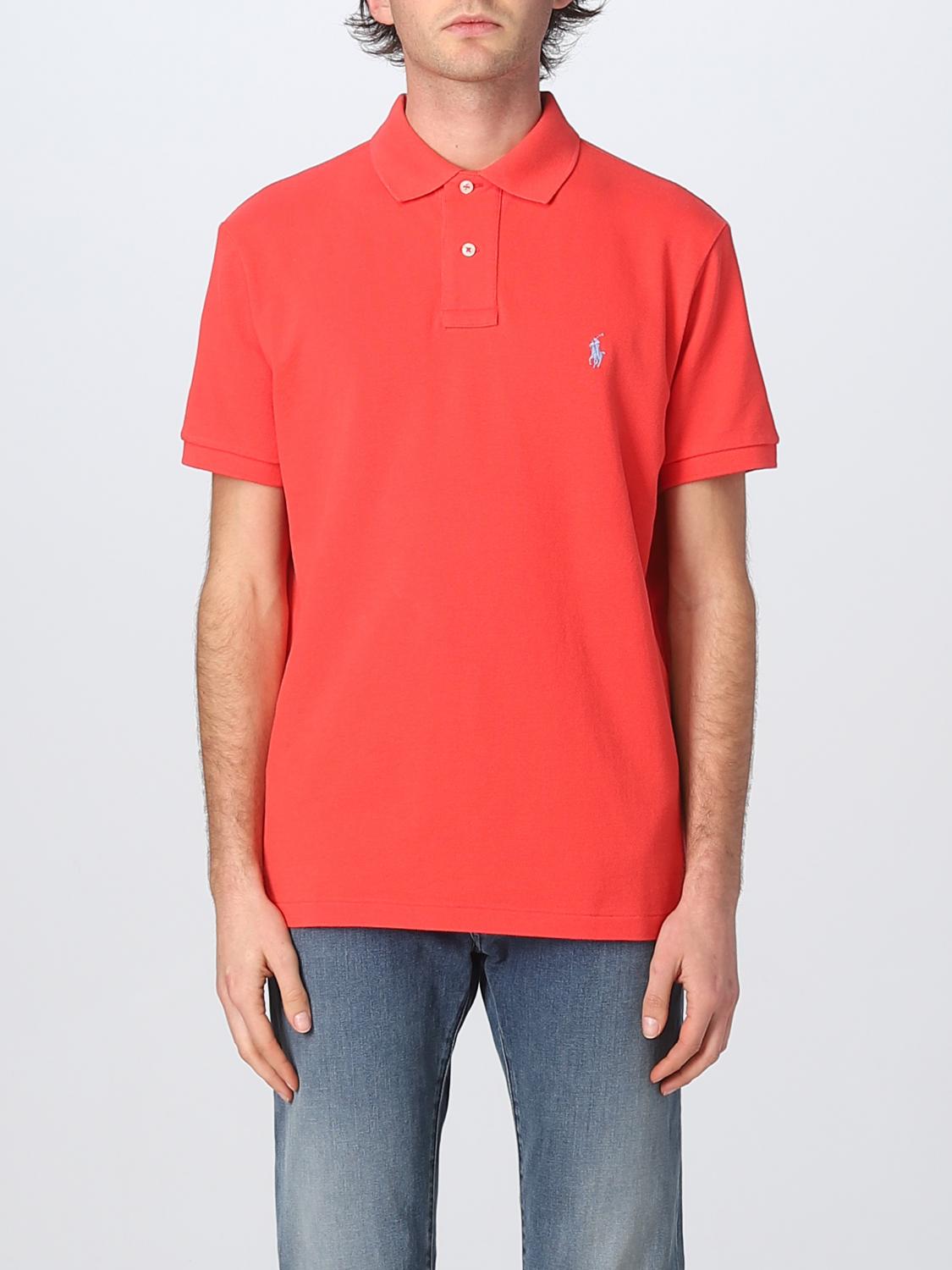 POLO RALPH LAUREN POLO SHIRT: Polo shirt men Polo Ralph Lauren, Red - Img 1