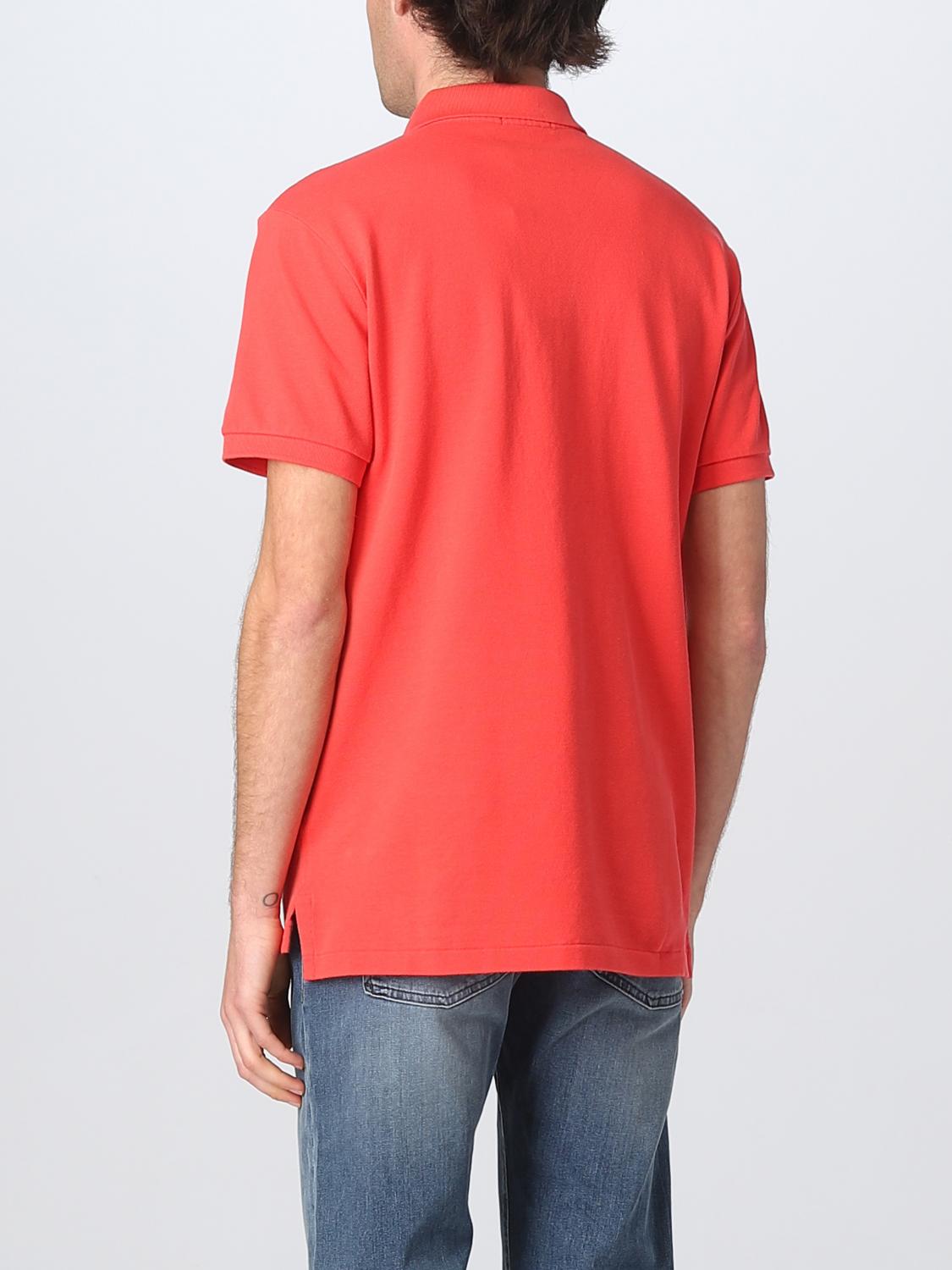 POLO RALPH LAUREN POLO SHIRT: Polo shirt men Polo Ralph Lauren, Red - Img 2