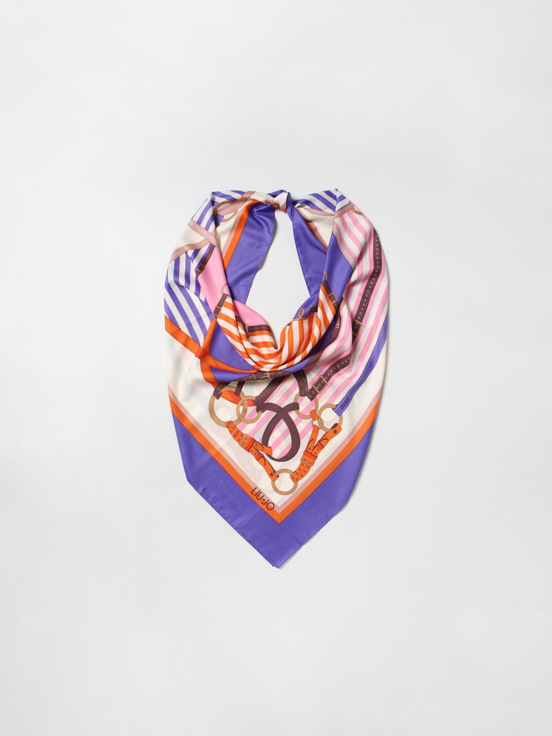LIU JO FOULARD: Foulard Metalware Liu Jo in satin stampato, Fa01 - Img 2