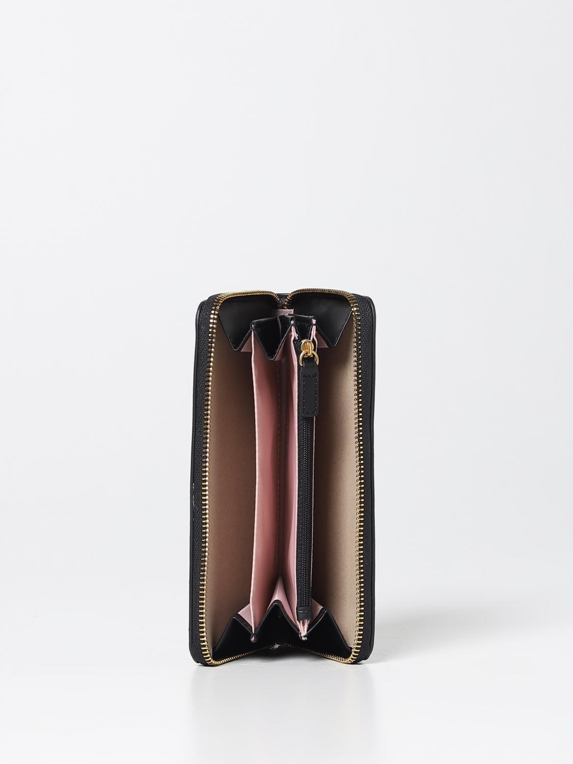 LIU JO PORTAFOGLIO: Portafoglio Liu Jo in pelle sintetica con monogram stampato all over, Nero - Img 2