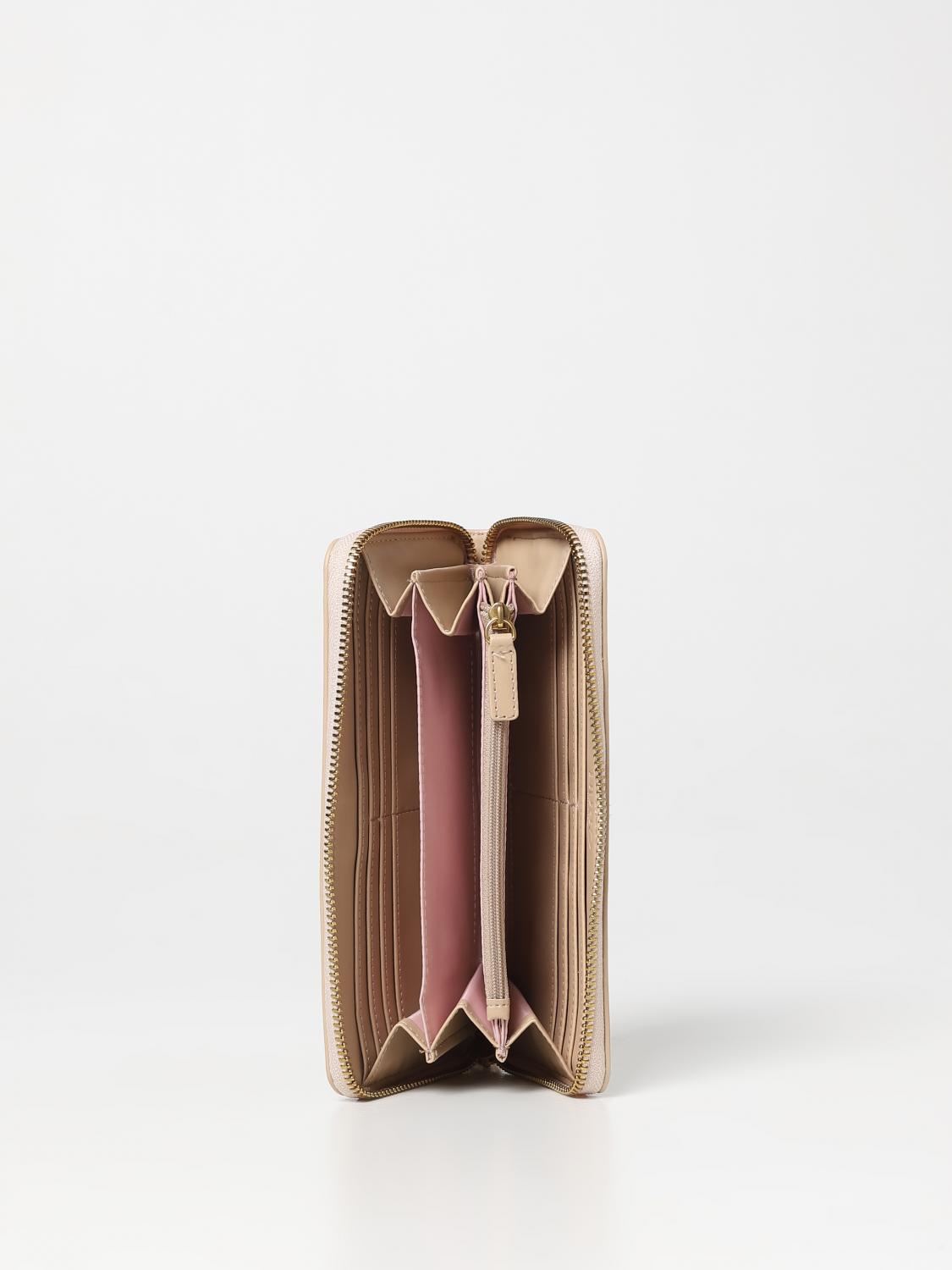 LIU JO PORTAFOGLIO: Portafoglio Liu Jo in pelle sintetica con monogram stampato all over, Noce - Img 2