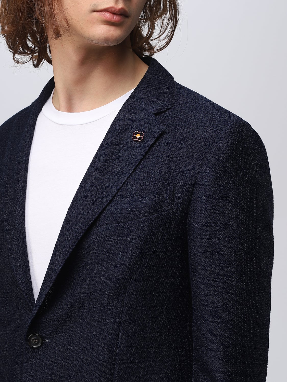 LARDINI BLAZER: Blazer herren Lardini, Blau - Img 4