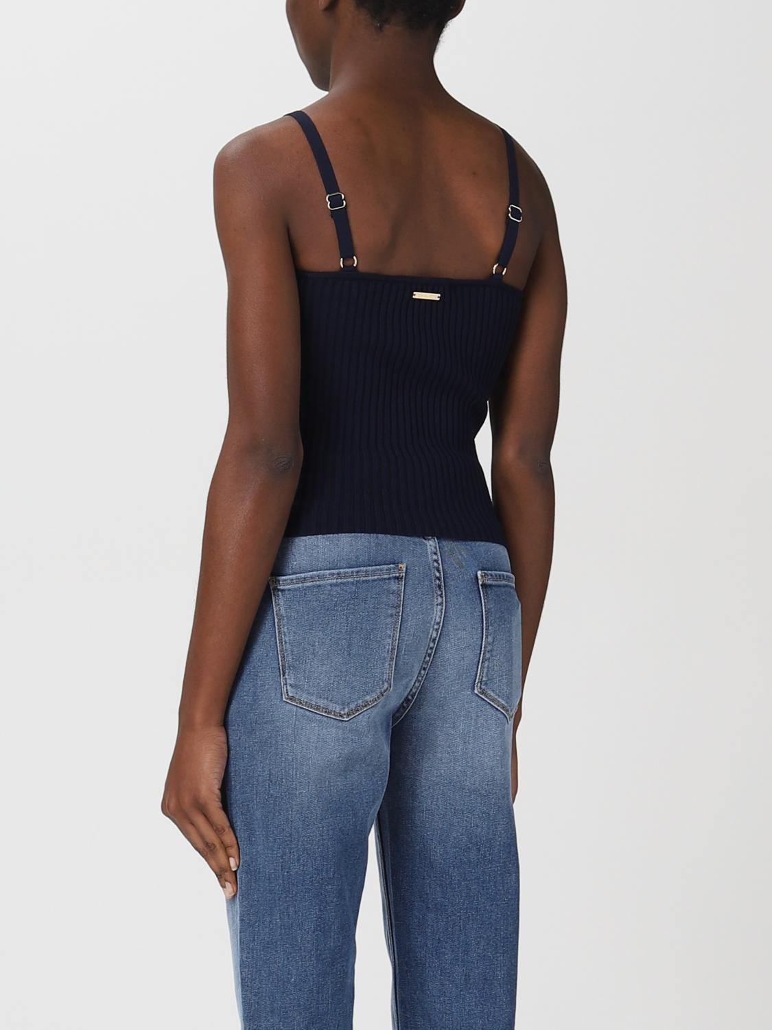 MICHAEL KORS TOP: Top Michael Kors in viscosa stretch, Blue - Img 2