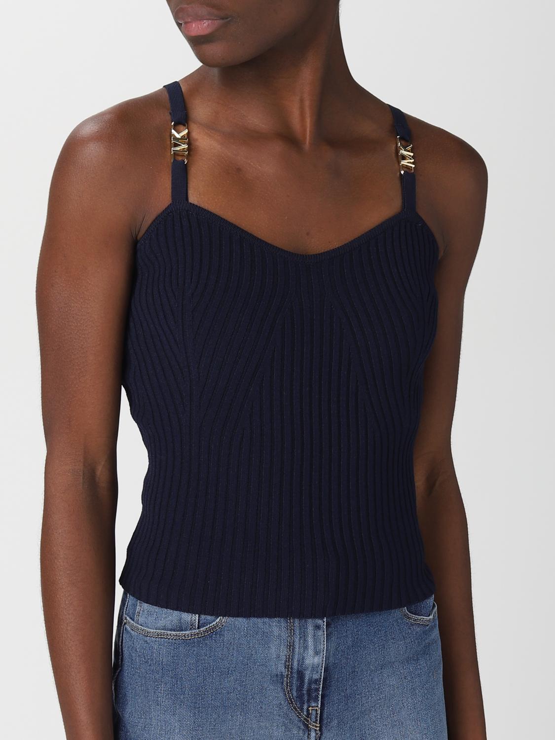 MICHAEL KORS TOP: Top Michael Kors in viscosa stretch, Blue - Img 3
