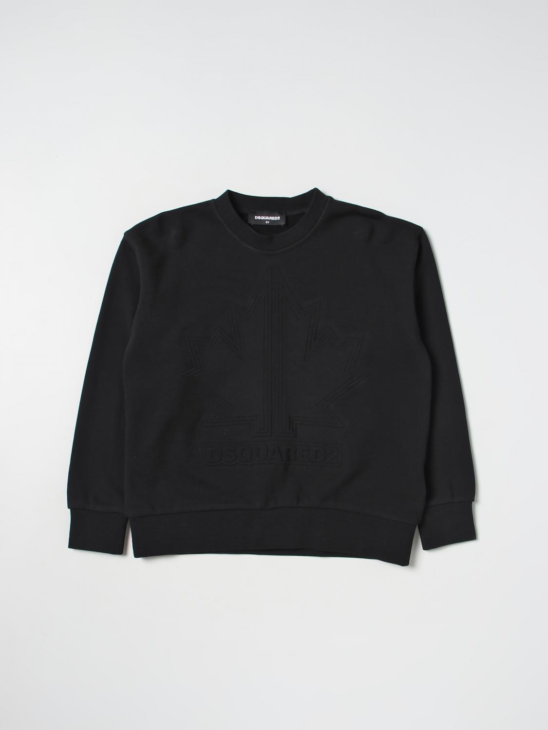 DSQUARED2 SWEATER: Sweater kids Dsquared2 Junior, Black - Img 1