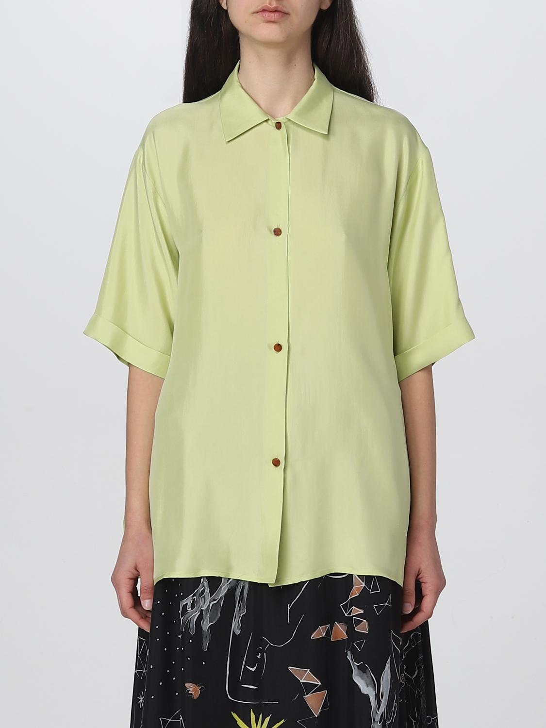 ALYSI CAMICIA: Camicia Alysi in seta, Giallo - Img 1