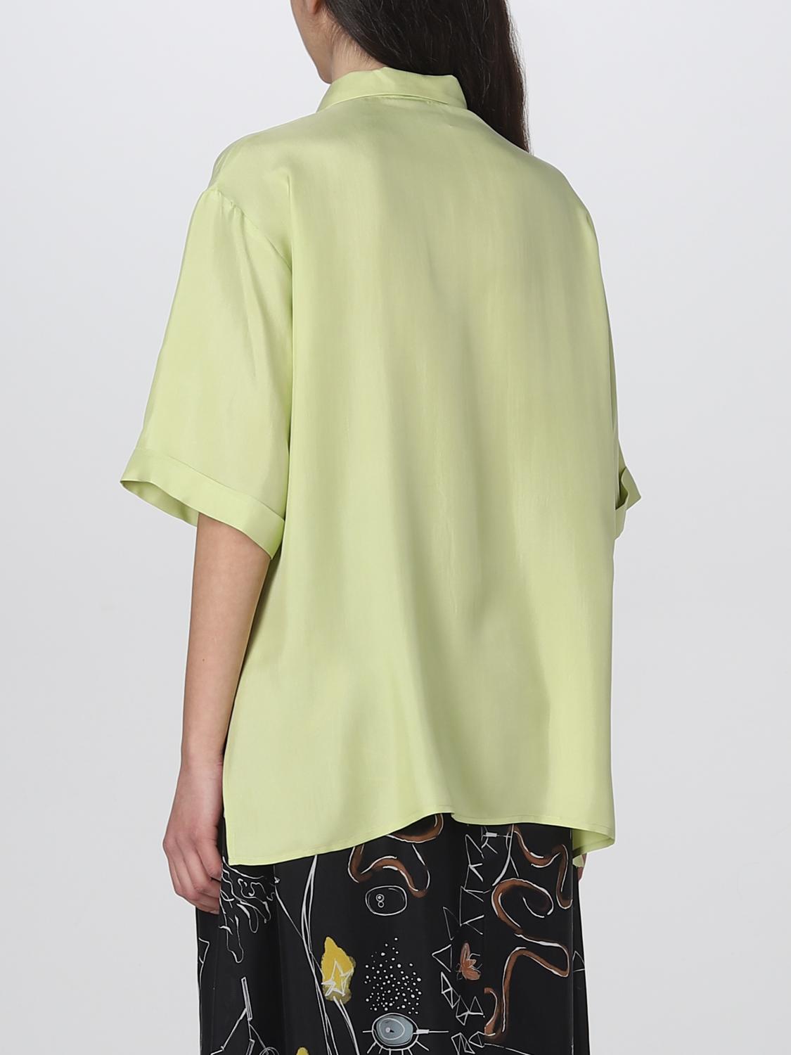 ALYSI CAMICIA: Camicia Alysi in seta, Giallo - Img 2