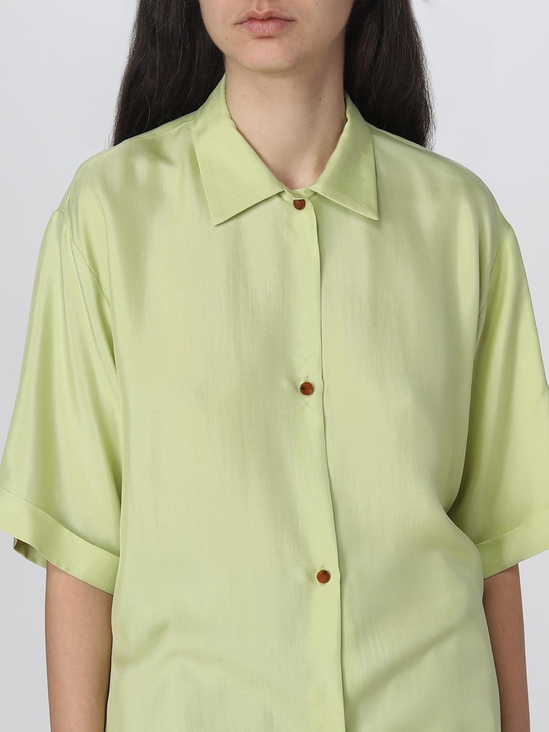 ALYSI CAMICIA: Camicia Alysi in seta, Giallo - Img 3