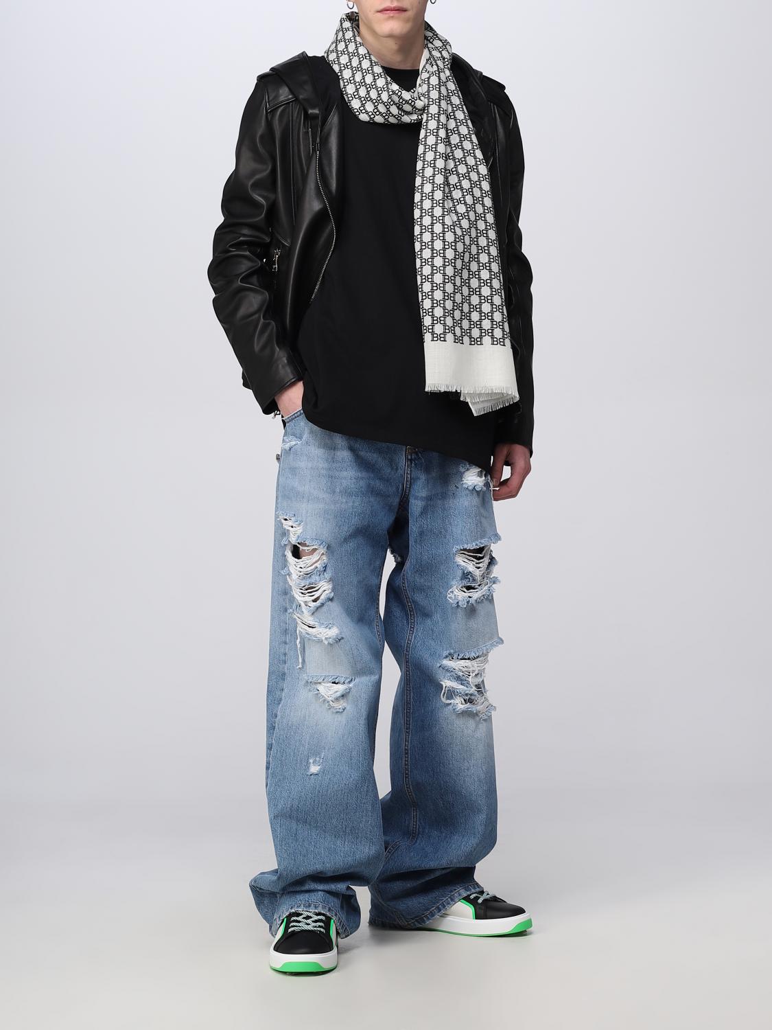 BALMAIN 스카프: 스카프 남성 Balmain, 화이트 - Img 5