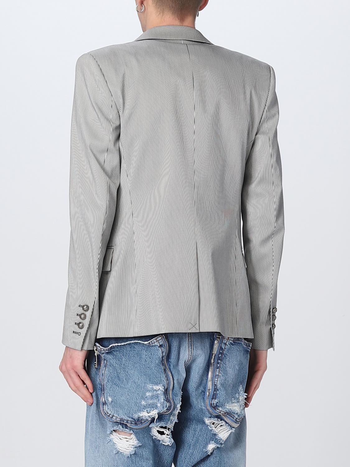 BALMAIN JACKET: Balmain viscose jacket, Grey - Img 3