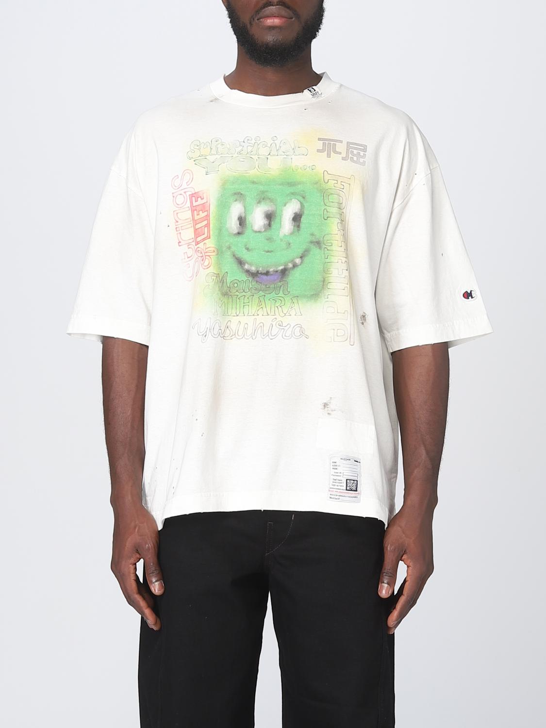 MAISON MIHARA YASUHIRO: T-shirt men - White | Maison Mihara