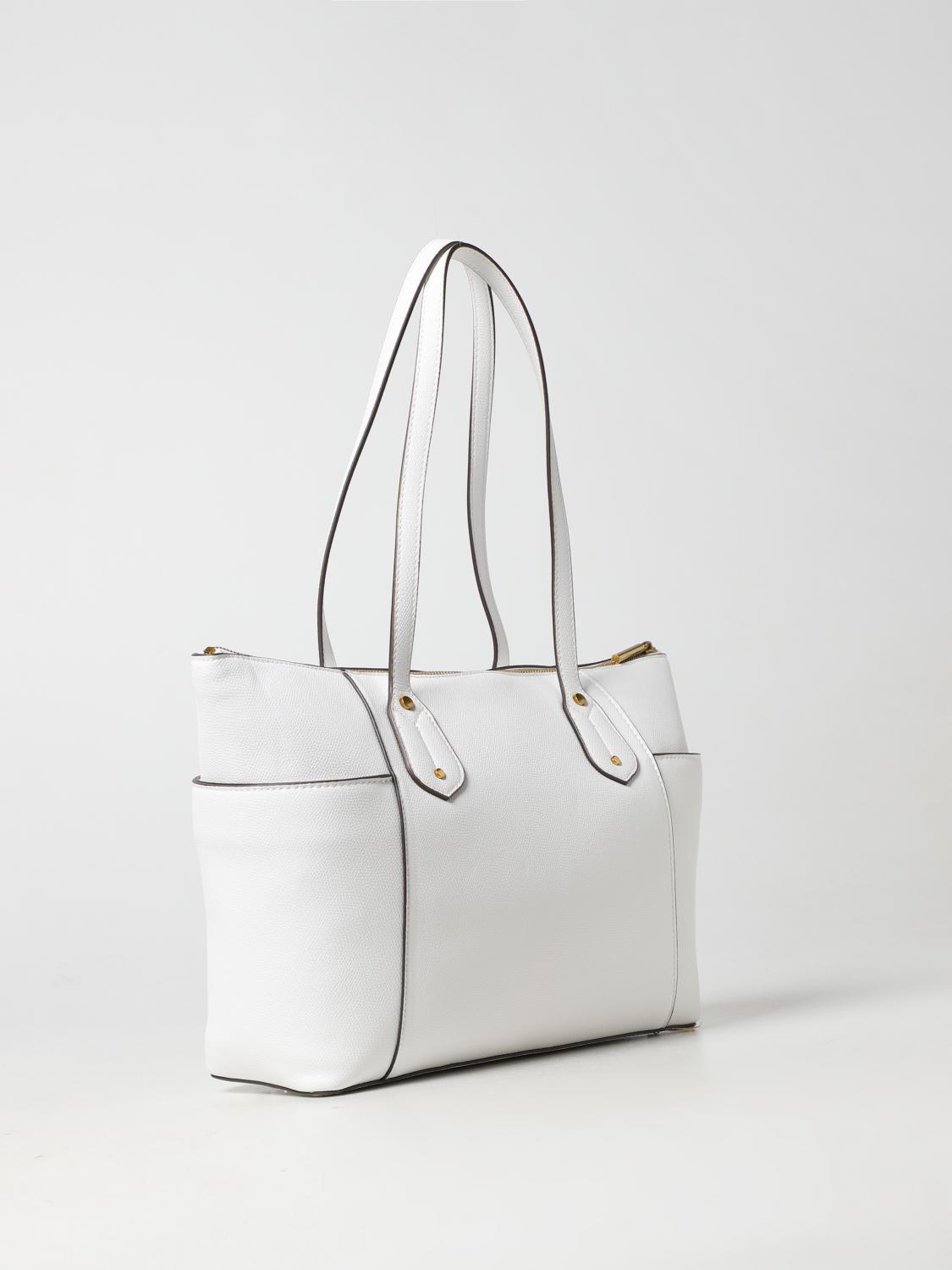LIU JO BORSA A SPALLA: Borsa Twinset in pelle sintetica a grana, Bianco - Img 2
