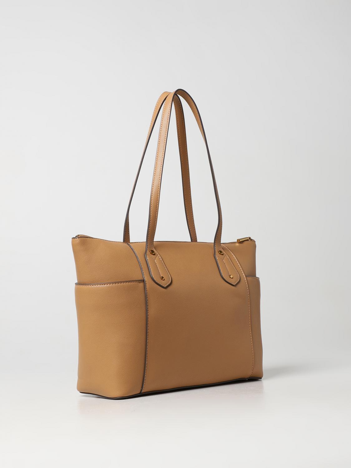 LIU JO BORSA A SPALLA: Borsa Twinset in pelle sintetica a grana, Marrone - Img 2