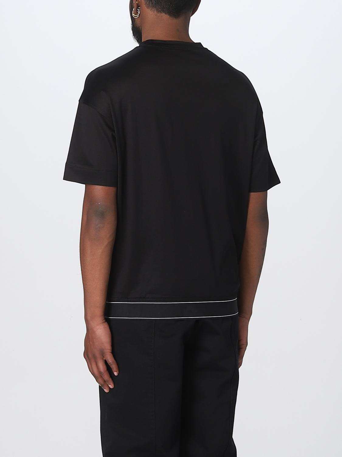 EMPORIO ARMANI T-SHIRT: Emporio Armani cotton T-shirt, Black - Img 2