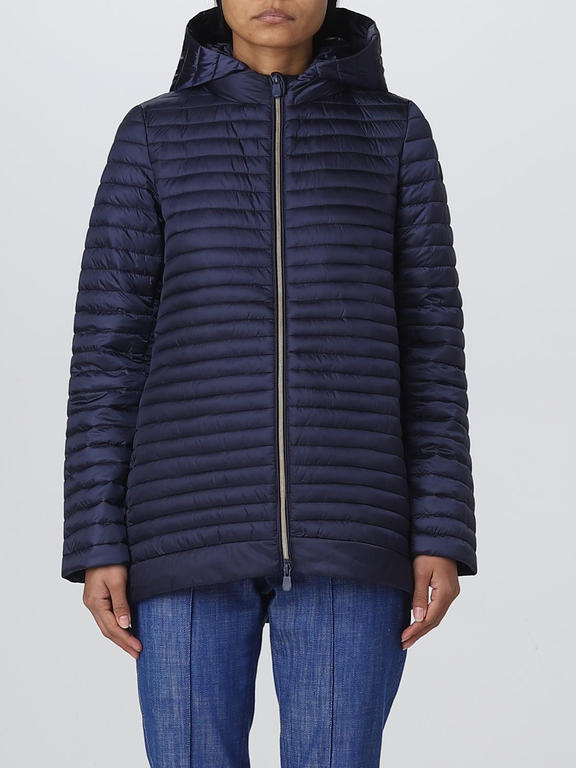 SAVE THE DUCK CHAQUETA: Chaqueta mujer Save The Duck, Azul Oscuro 1 - Img 1