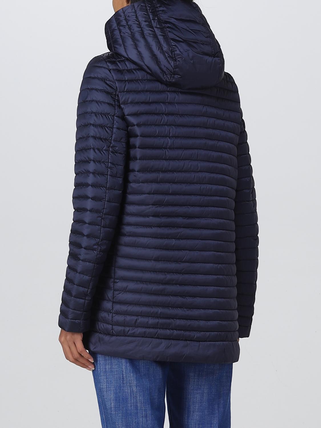 SAVE THE DUCK CHAQUETA: Chaqueta mujer Save The Duck, Azul Oscuro 1 - Img 2