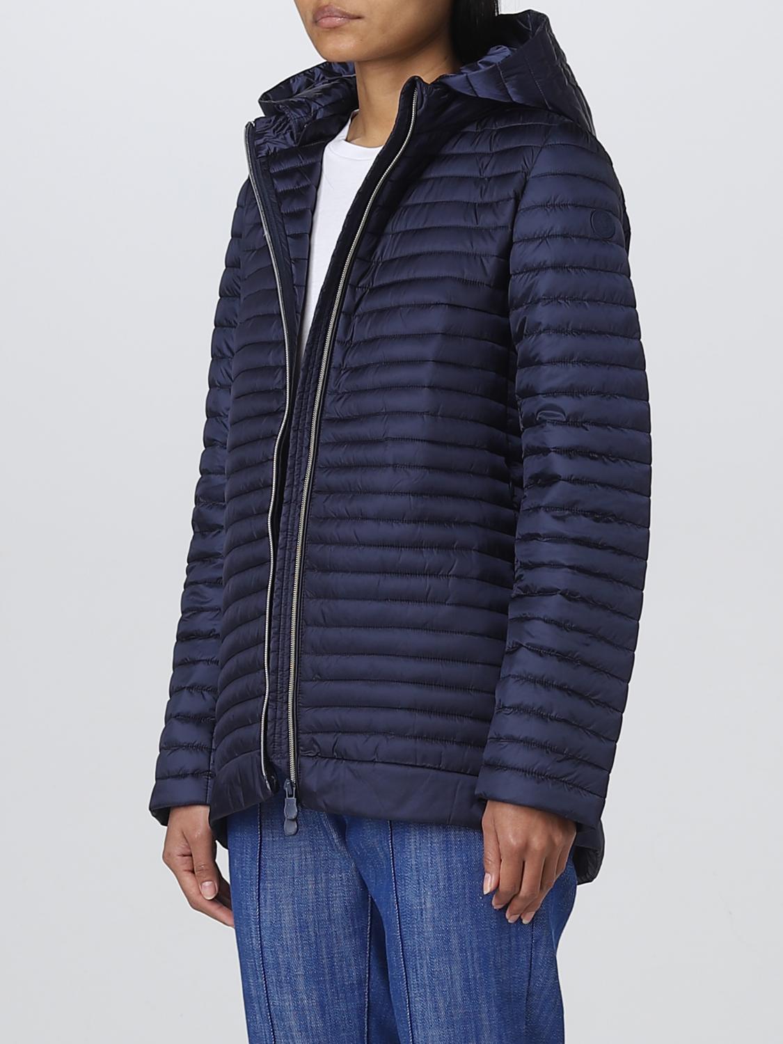 SAVE THE DUCK CHAQUETA: Chaqueta mujer Save The Duck, Azul Oscuro 1 - Img 3