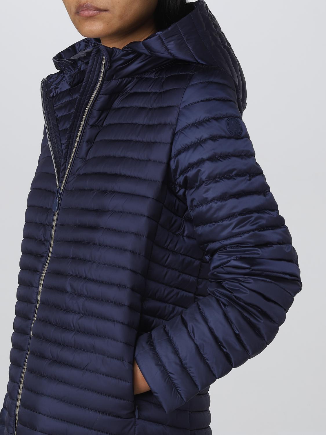 SAVE THE DUCK CHAQUETA: Chaqueta mujer Save The Duck, Azul Oscuro 1 - Img 4