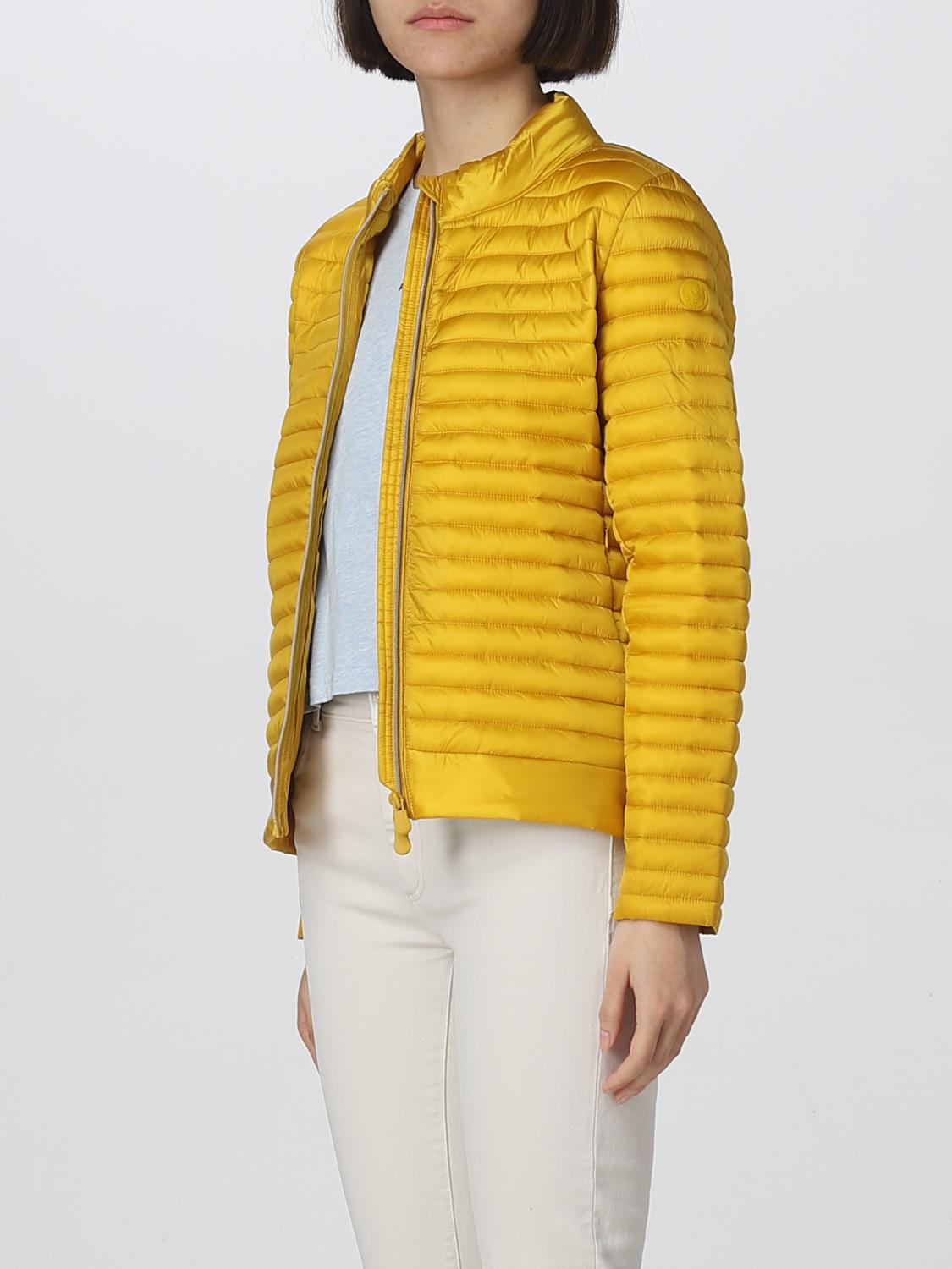 SAVE THE DUCK CHAQUETA: Chaqueta mujer Save The Duck, Amarillo - Img 3