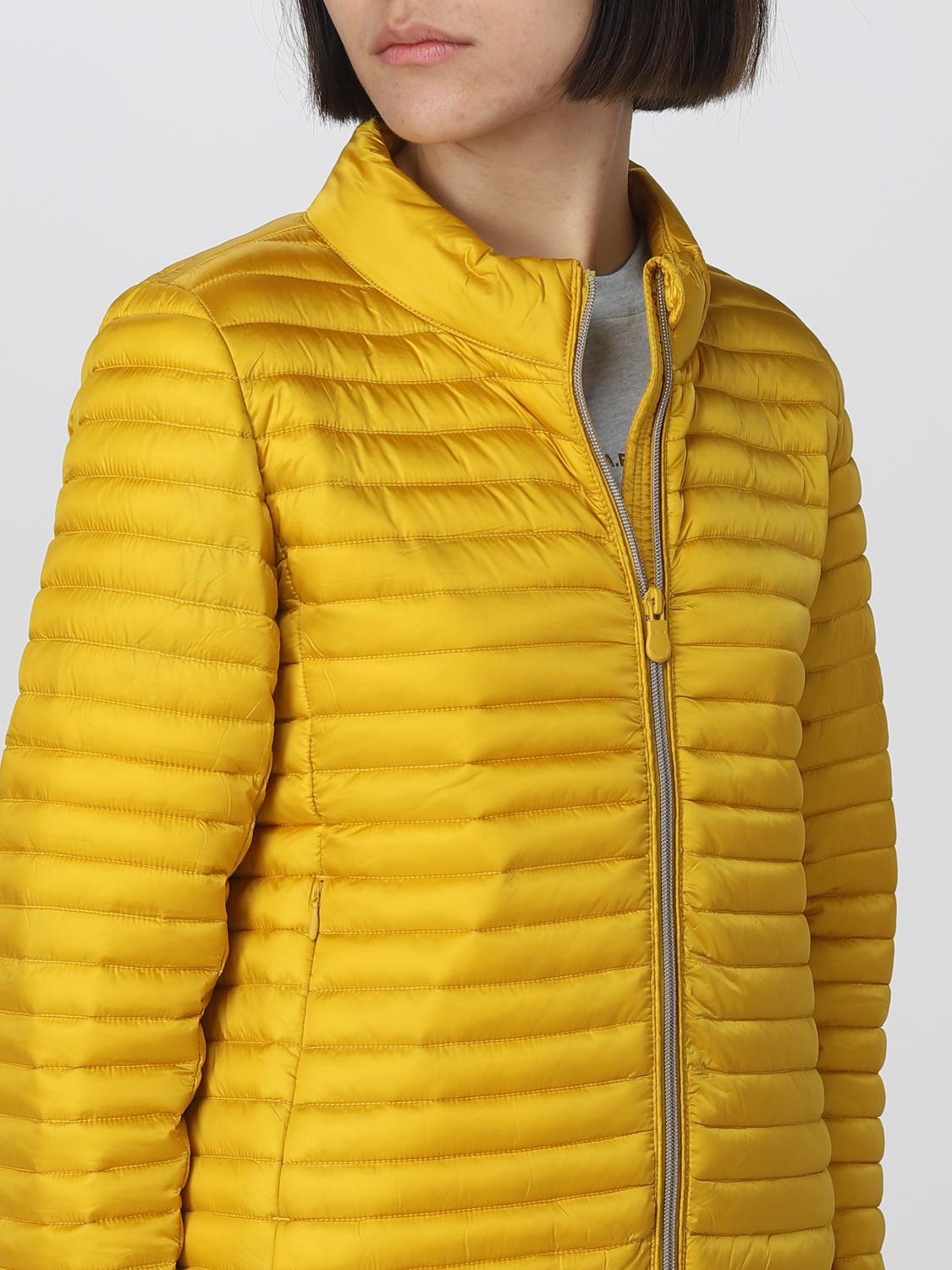 SAVE THE DUCK CHAQUETA: Chaqueta mujer Save The Duck, Amarillo - Img 4