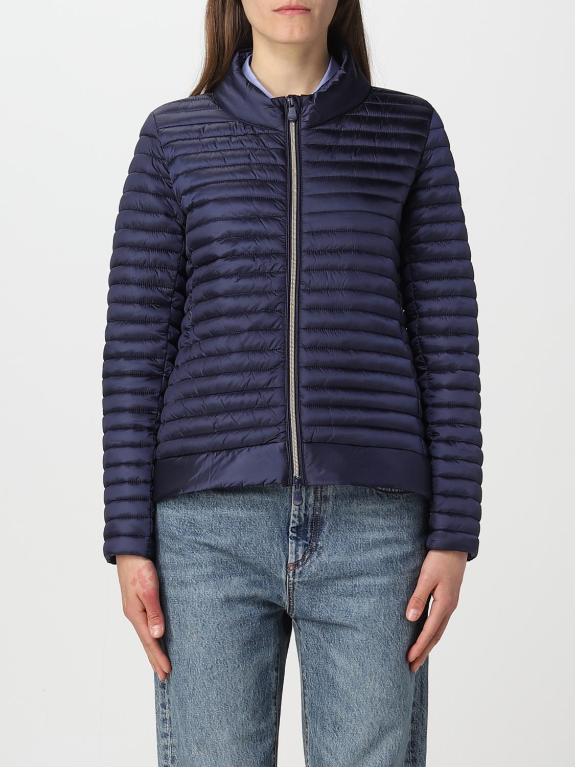 SAVE THE DUCK CHAQUETA: Chaqueta mujer Save The Duck, Azul Oscuro - Img 1