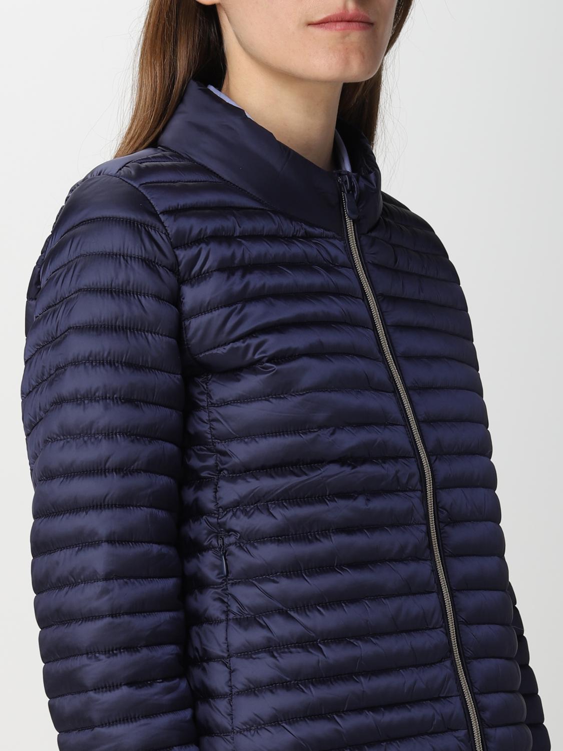 SAVE THE DUCK CHAQUETA: Chaqueta mujer Save The Duck, Azul Oscuro - Img 4