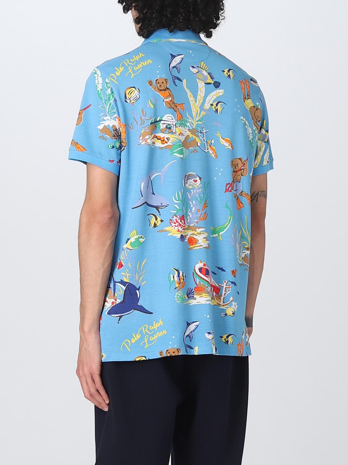 POLO RALPH LAUREN: Polo shirt men - Blue | Polo Ralph Lauren polo