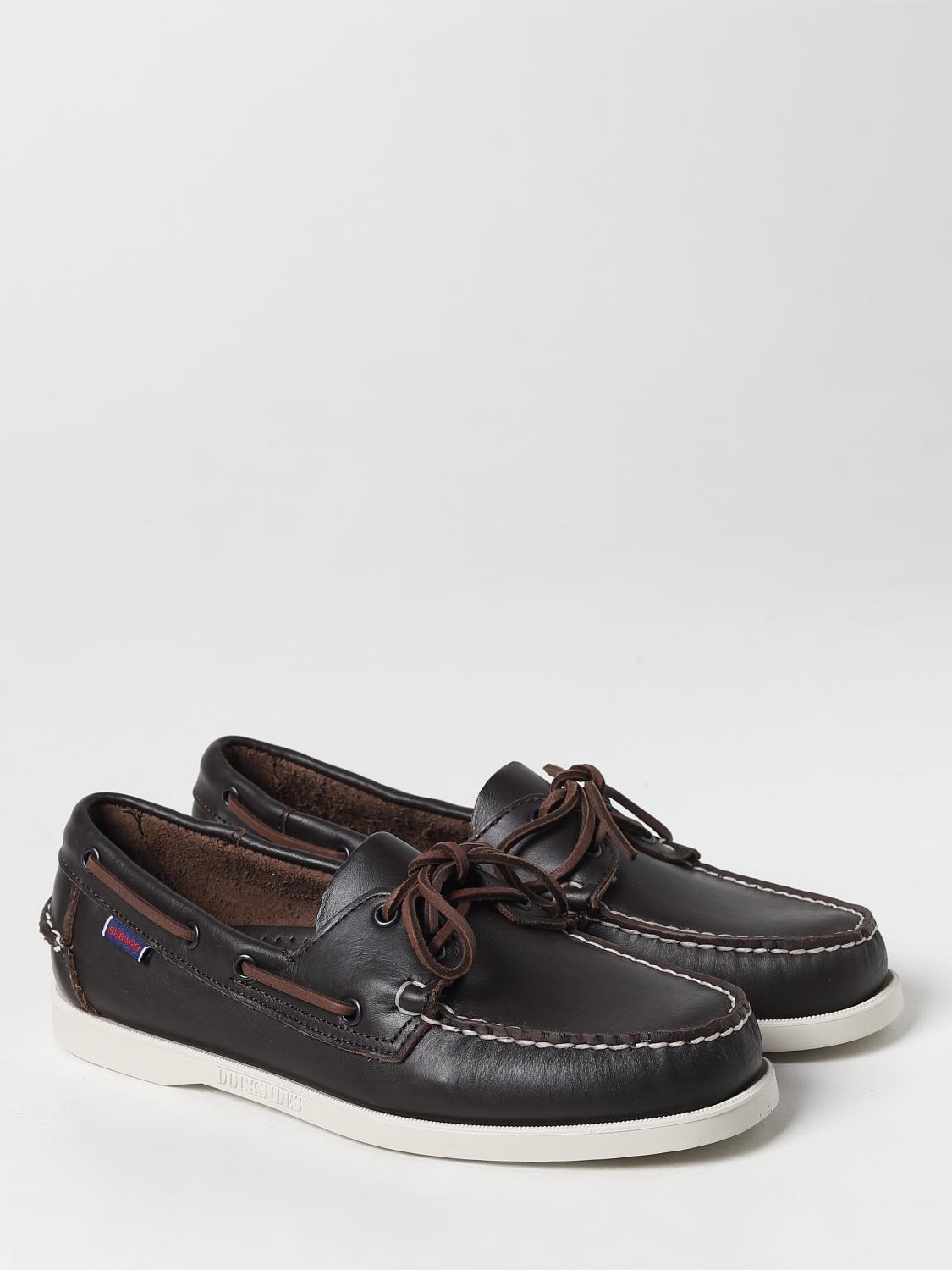 SEBAGO MOCASSINI: Mocassino Docksides Portland Sebago in pelle, Cuoio - Img 2