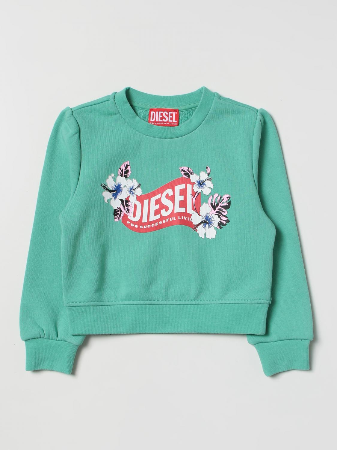 DIESEL JERSEY: Jersey niños Diesel, Verde - Img 1